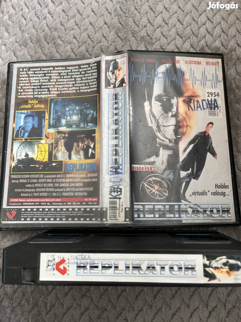 Replikátor vhs kistok scifi