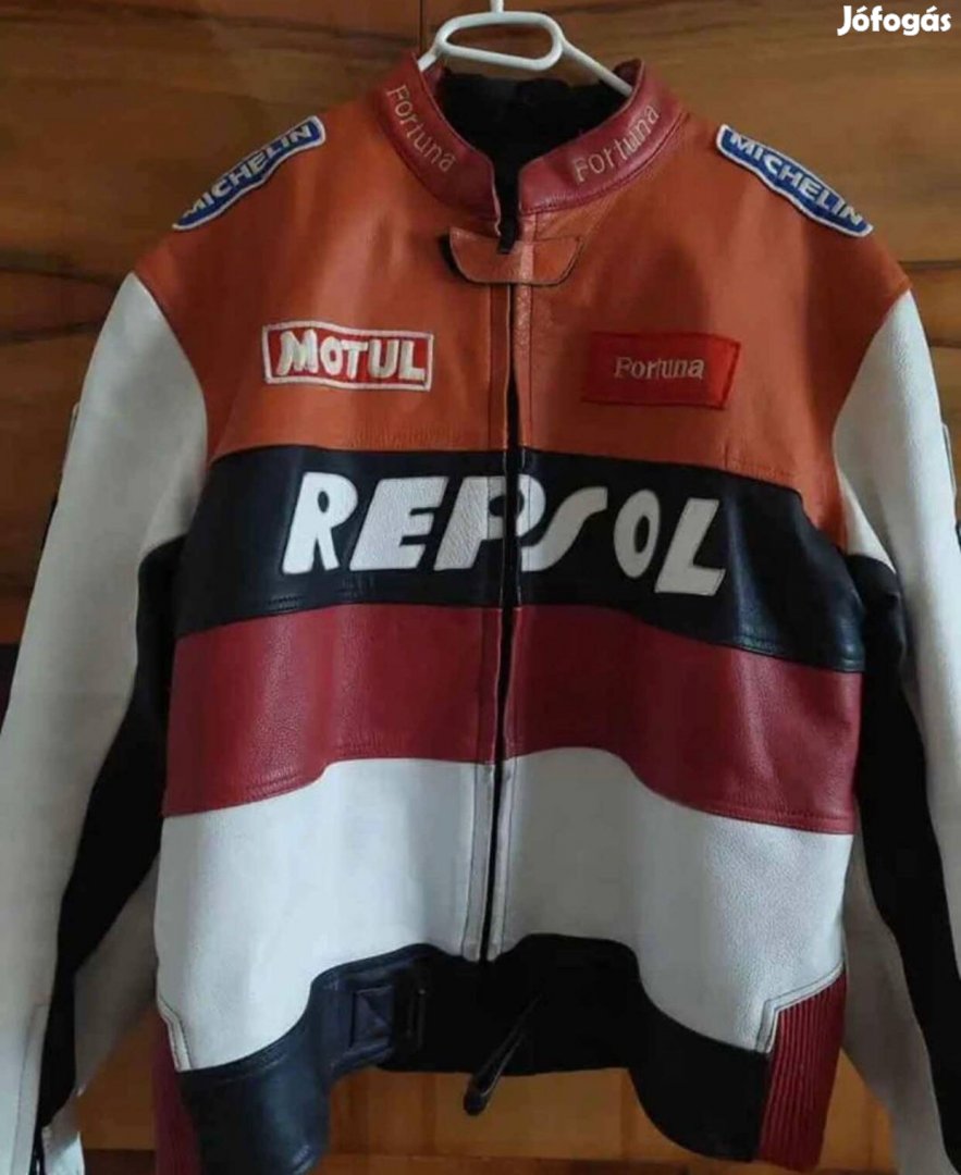 Repsol motoros bőrkabát (4XL)