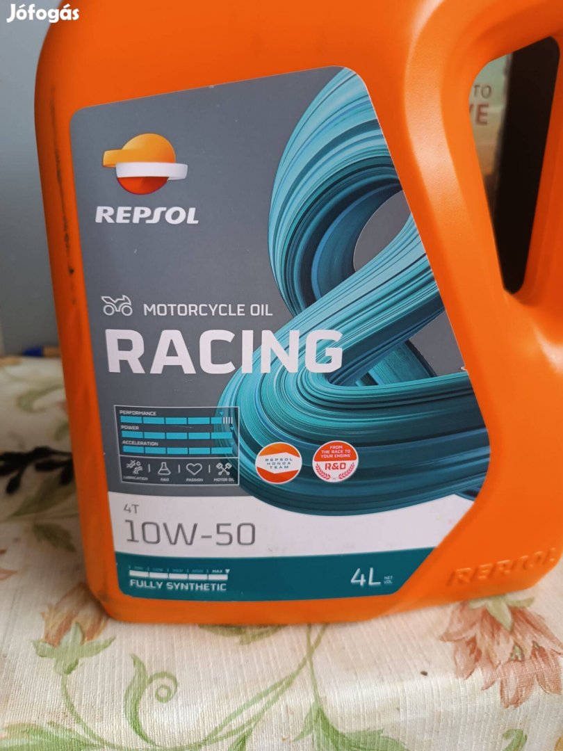 Repsol racing 10w-50 motorkerékpár olaj