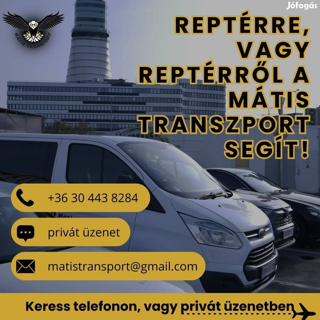 Reptéri Transzfer! Személyszállítás! Kirándulás! Utazás!