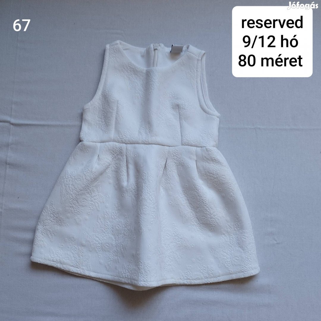Reserved alkalmi ruha 80 méret