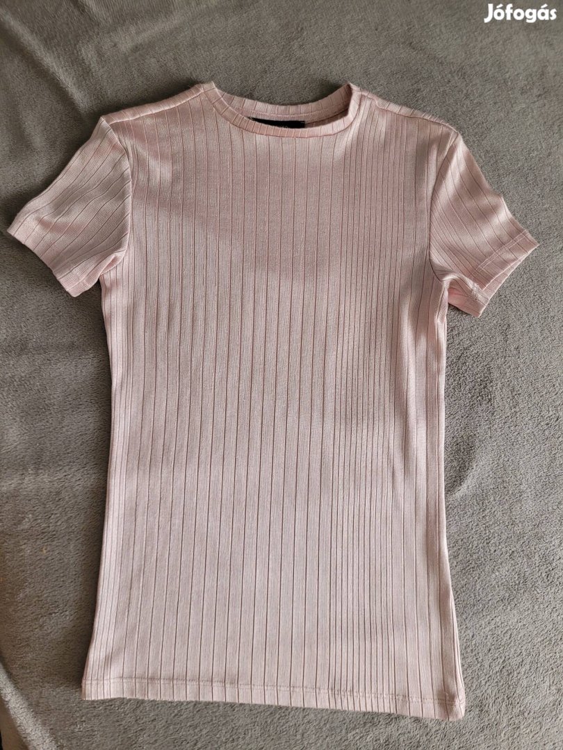 Reserved fényes rózsaszínű póló xs