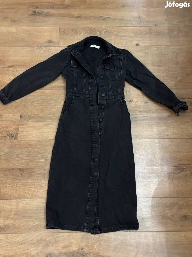 Reserved női fekete farmer ruha S Eur 34