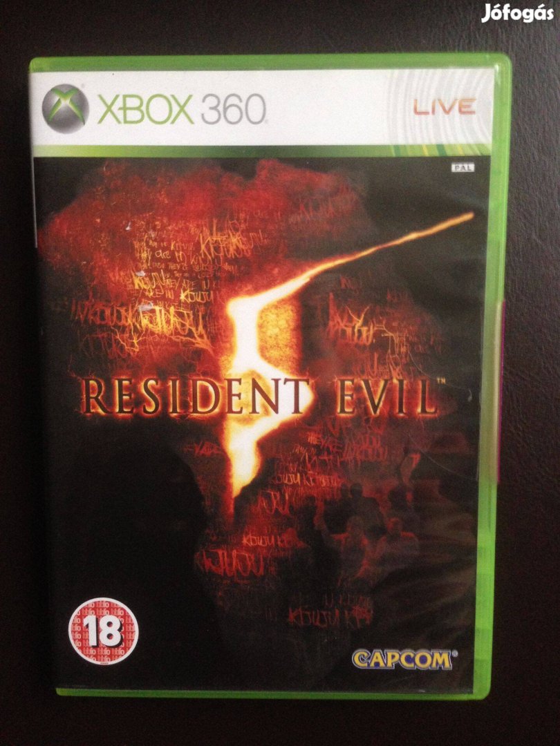 Resident EVIL 5 eredeti xbox360 játék eladó-csere