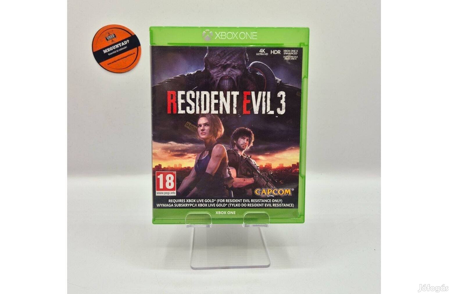 Resident Evil 3 - Xbox One játék,használt