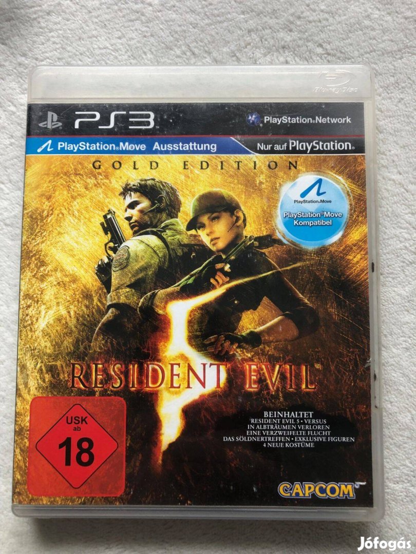 Resident Evil 5 Gold edition Ps3 Playstation 3 játék