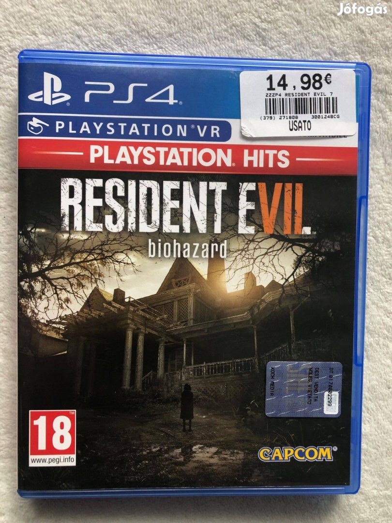 Resident Evil 7 VII Biohazard VR-al is játszható Ps4 Playsttation 4