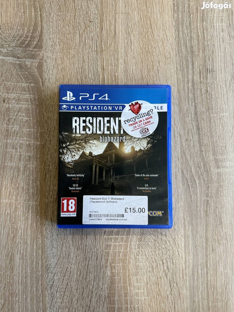 resident evil biohazard ps4 cex