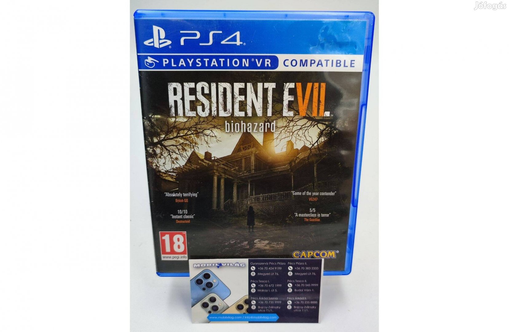 Resident Evil VII Biohazard PS4 Garanciával #konzl0130