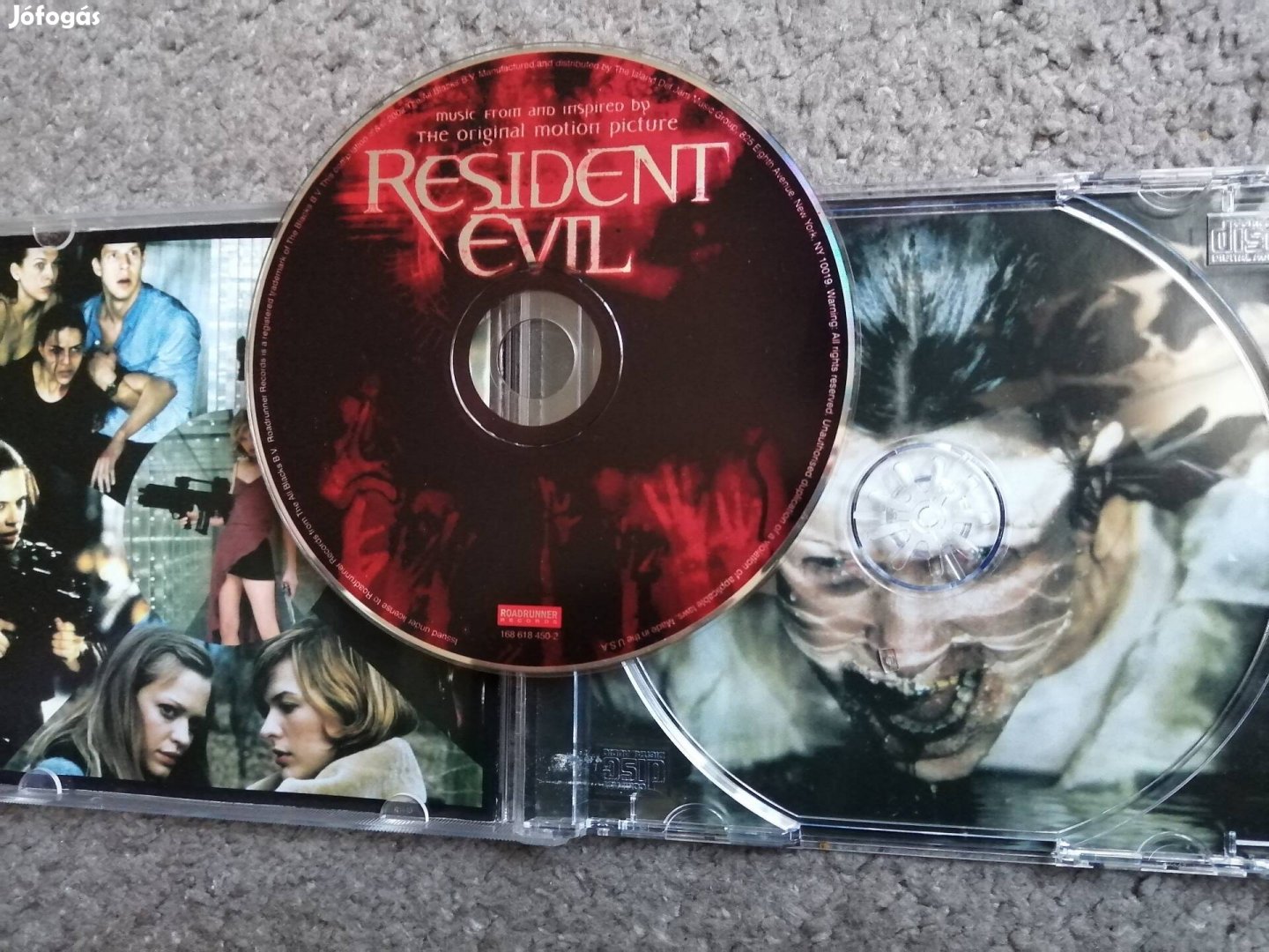 Resident Evil filmzene CD eladó 