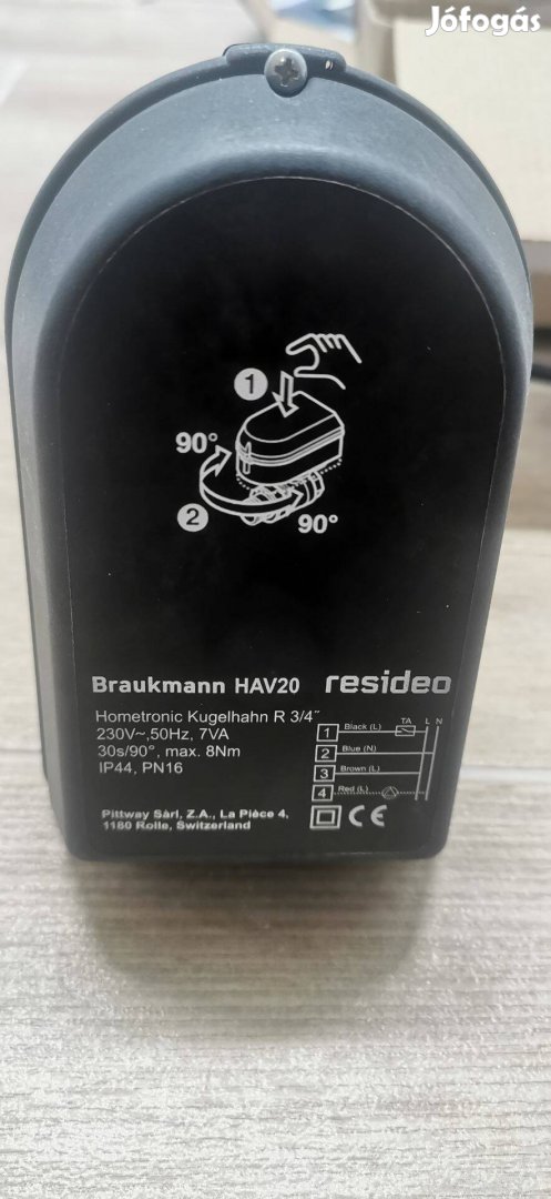 Resideo (Honeywell) HAV20 3/4" motoros golyóscsap / zóna szelep