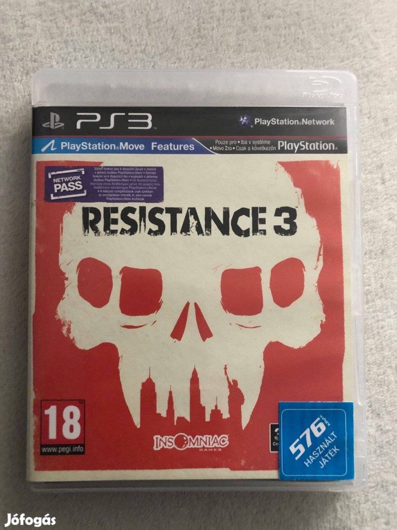 Resistance 3 Ps3 Playstation 3 játék