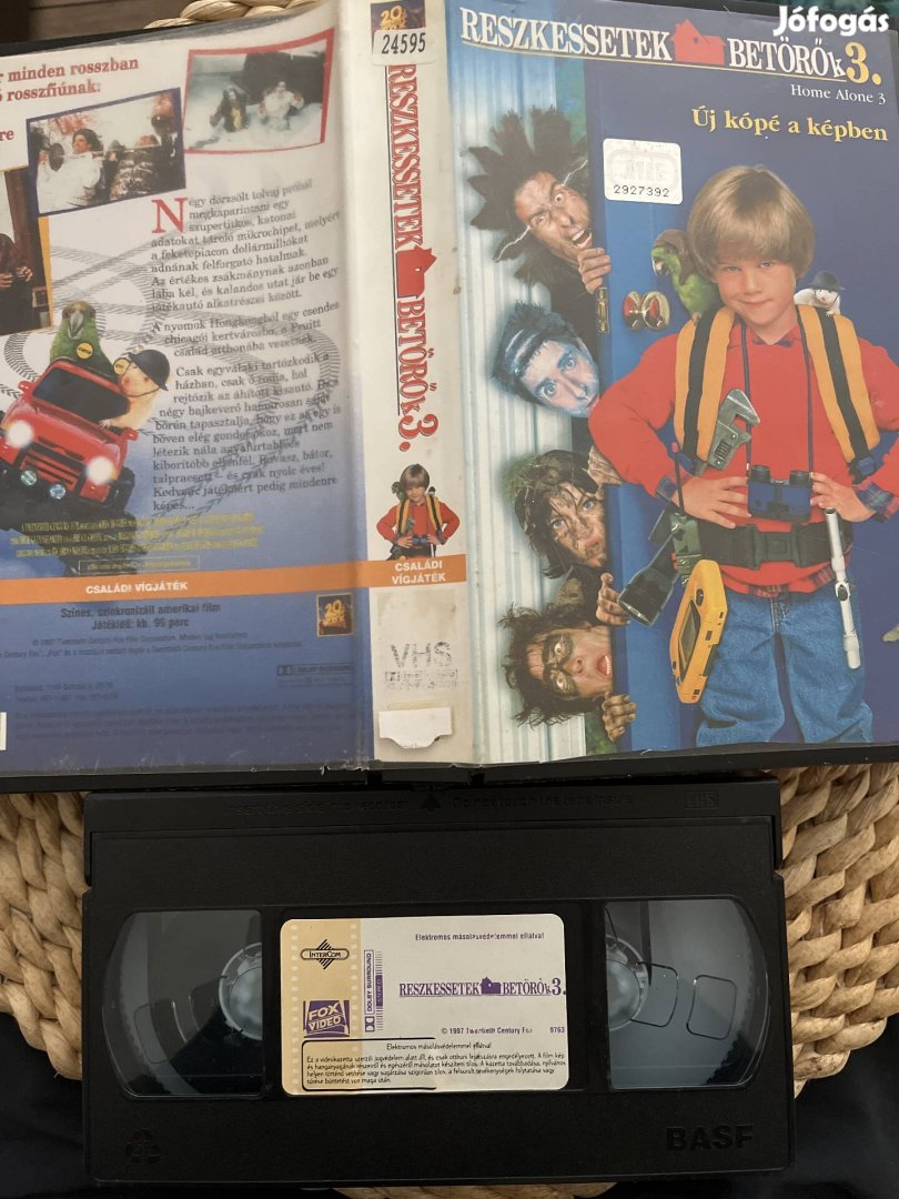 Reszkessetek betörők 3 vhs