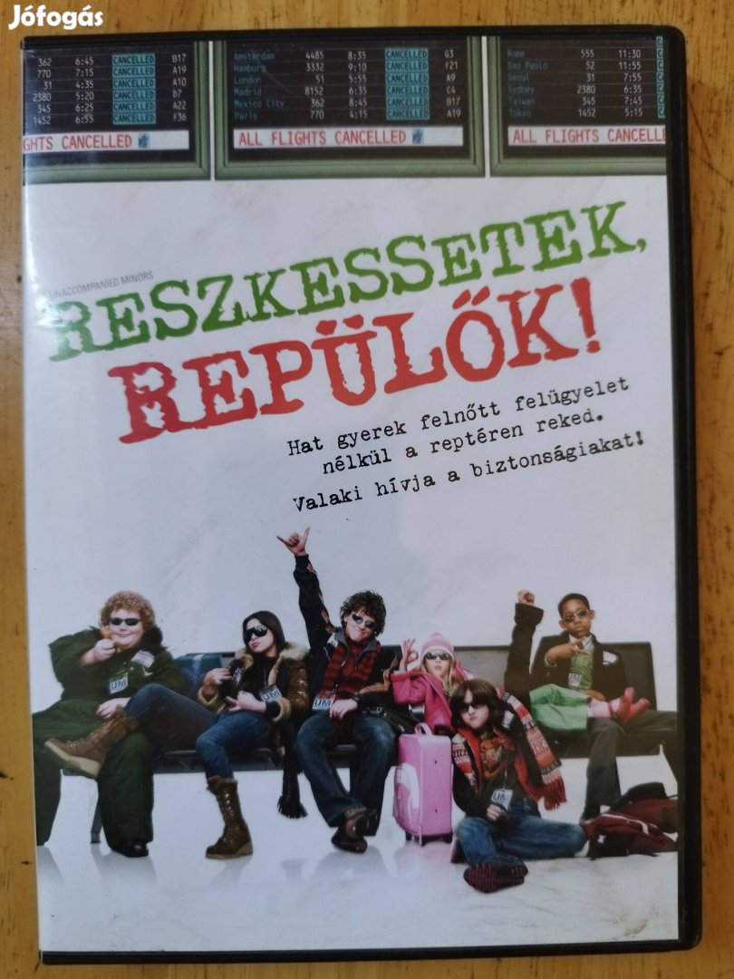 Reszkessetek repülők újszerű dvd Brett Kelly