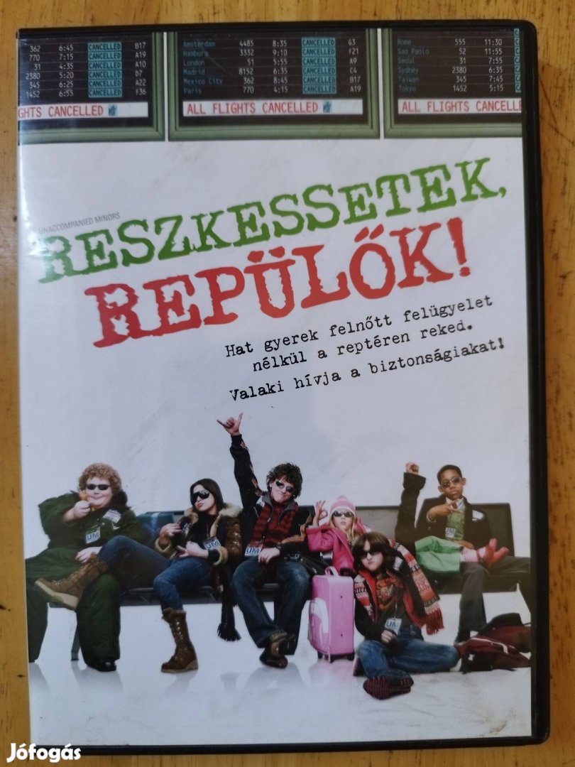 Reszkessetek repülők újszerű dvd 