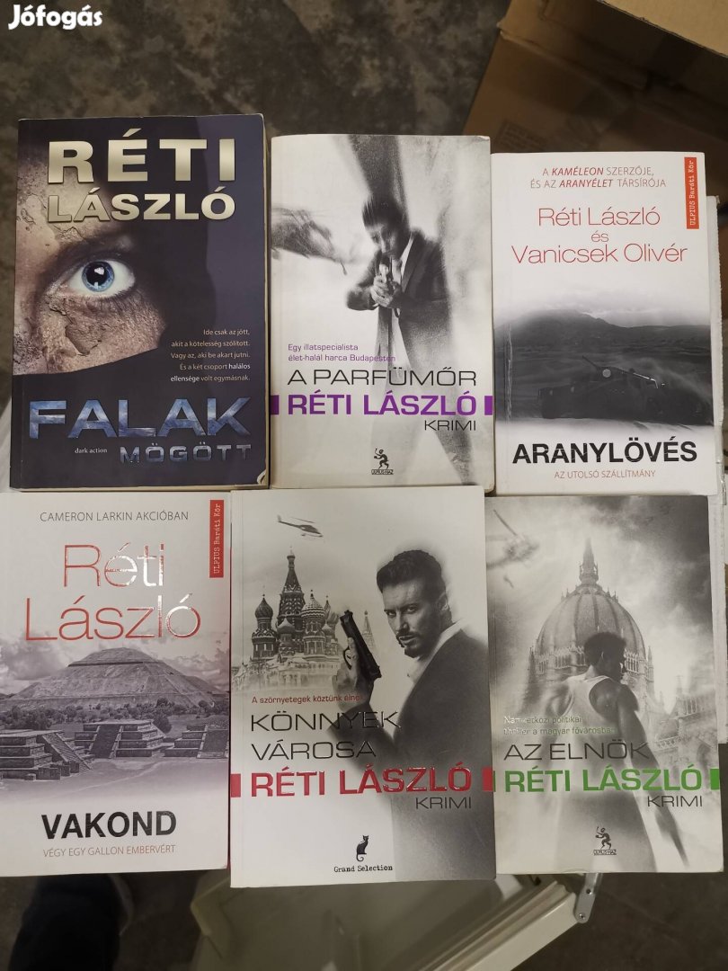 Réti László könyvek 15 db. 