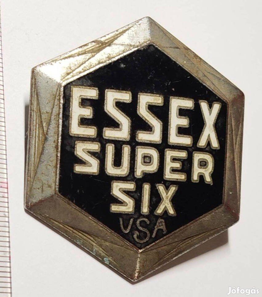 Retró 30-as évek, Essex Super autó névtábla radiátor jelvény