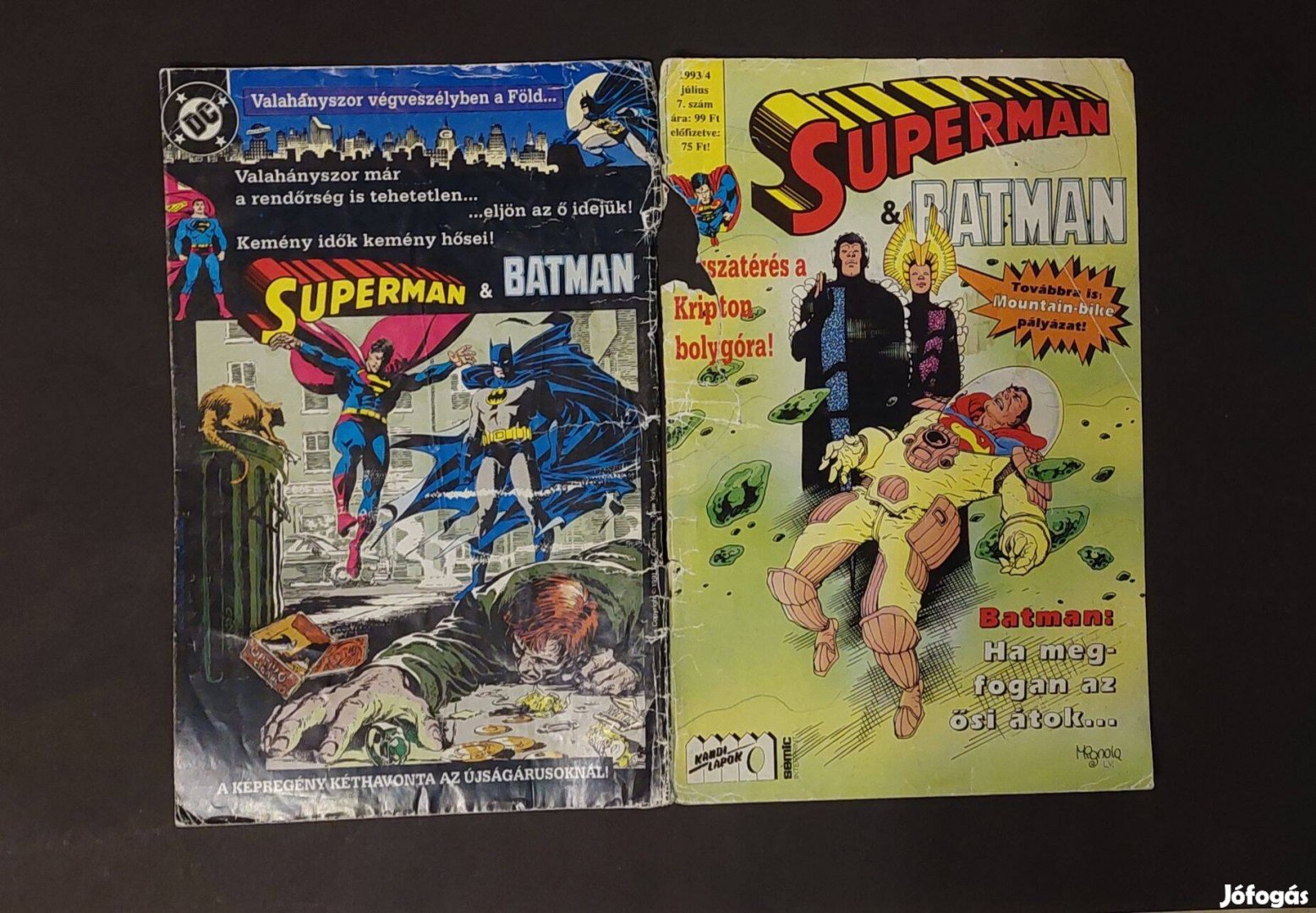 Retro 31év Superman és Batman Visszatérés a Kripton Bolygóra képregény