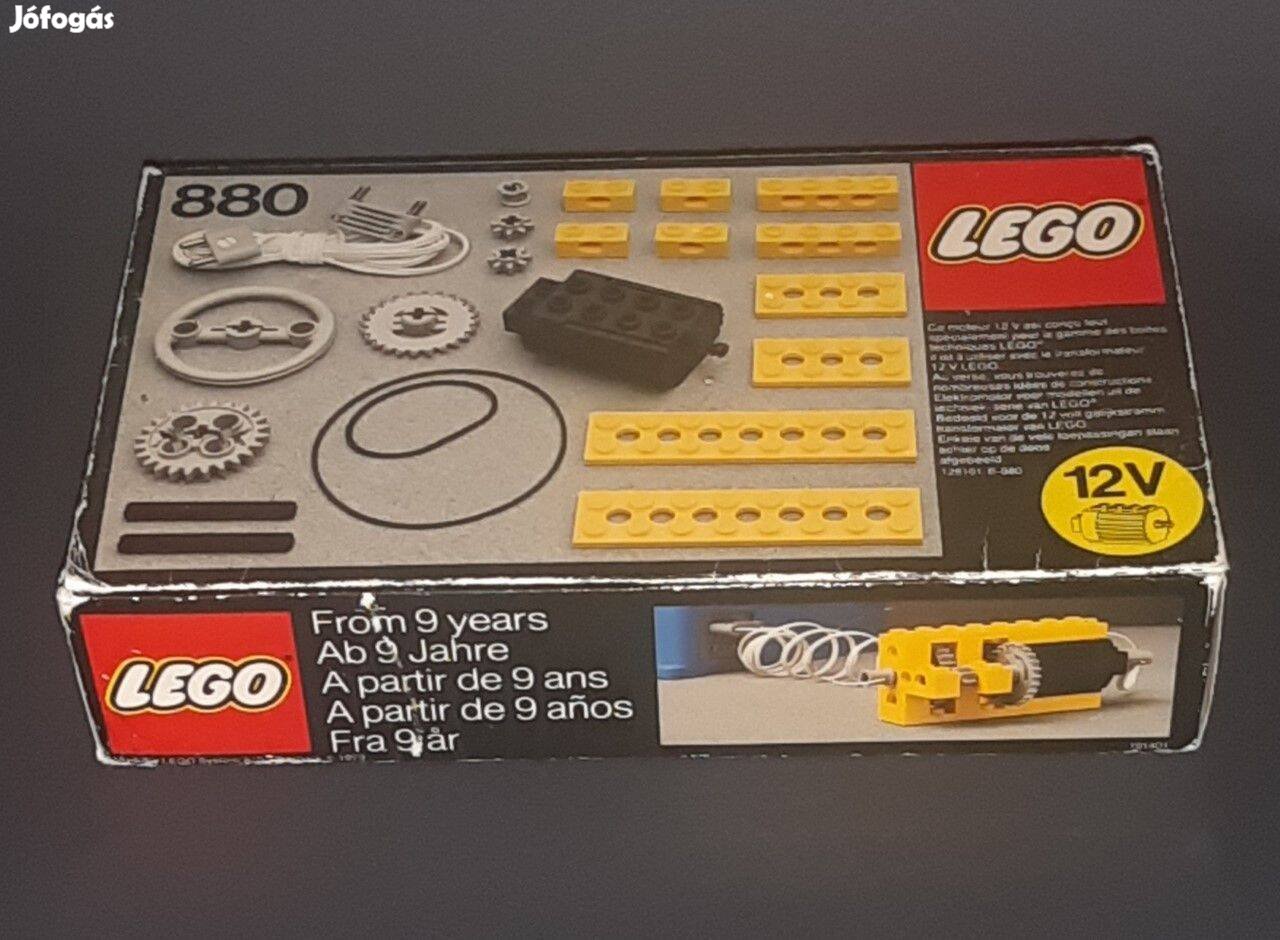 Retro 45 éves Lego 880 12v os Motor kit dobozzal