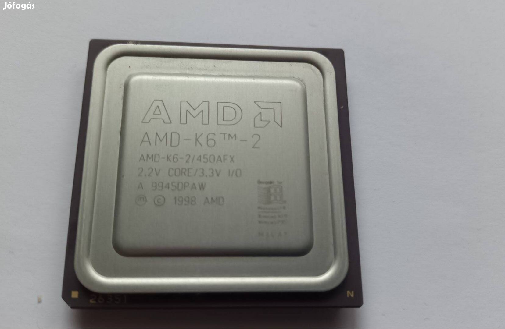 Retro AMD K6-2/450MHz socket 7 cpu