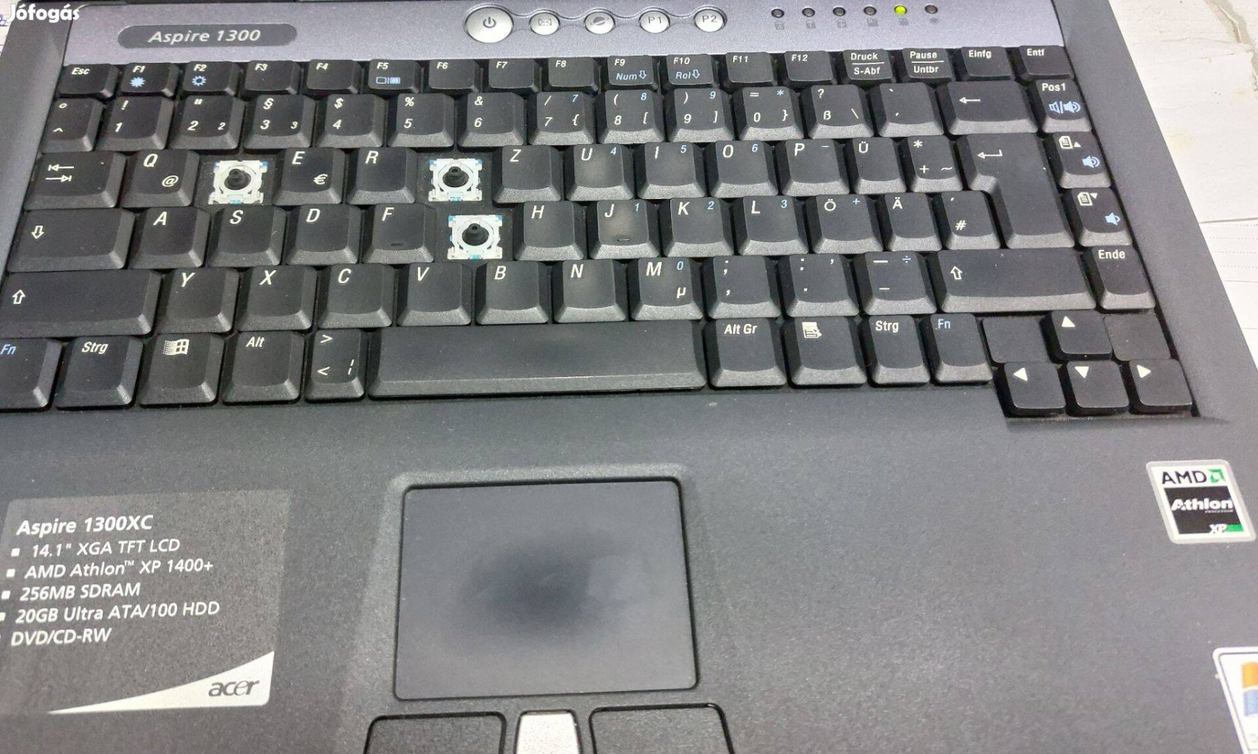 Retró Acer Aspire 1300 Laptop
