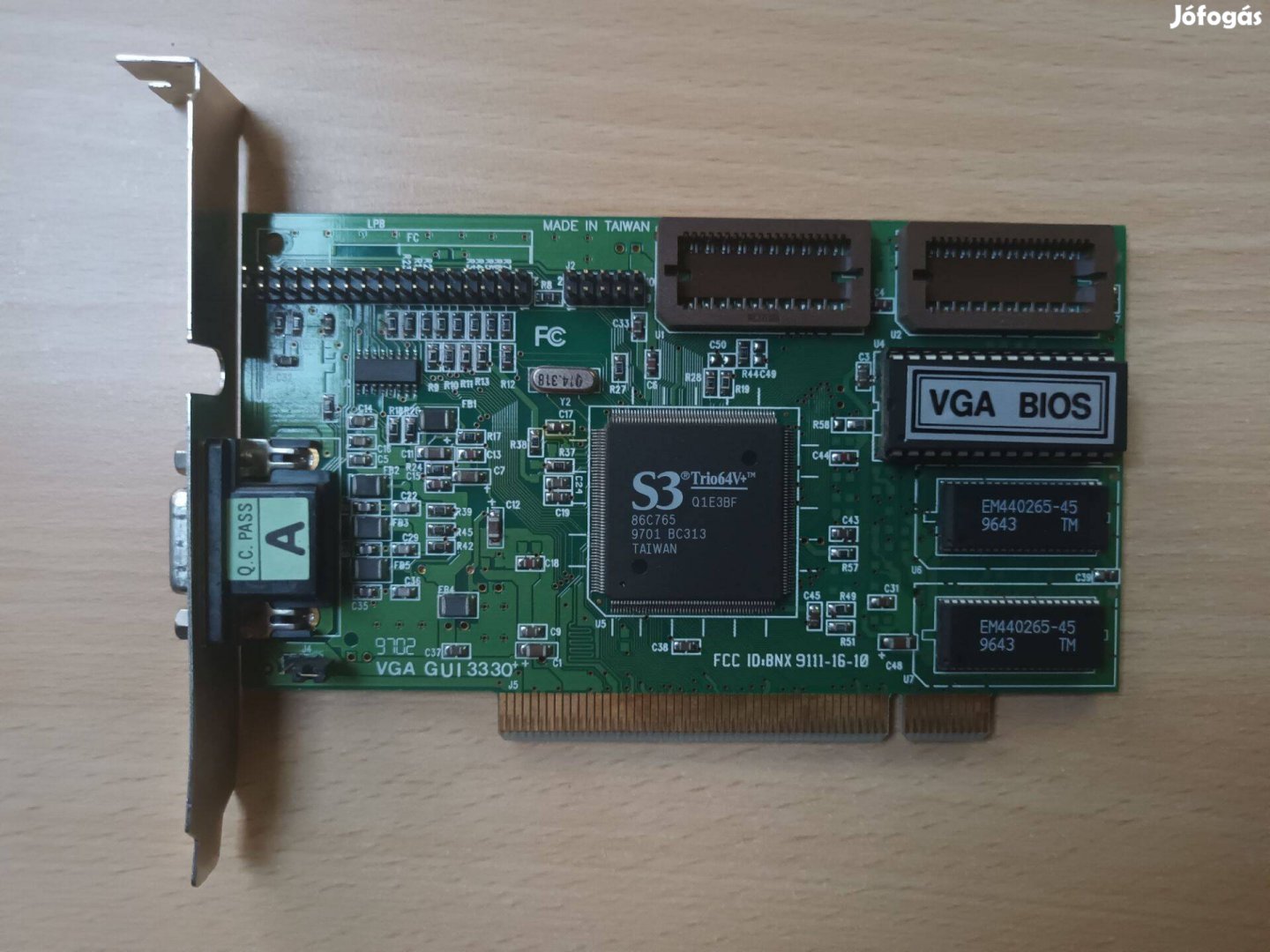 Retro Acorp S3 Trio64V+ PCI VGA kártya