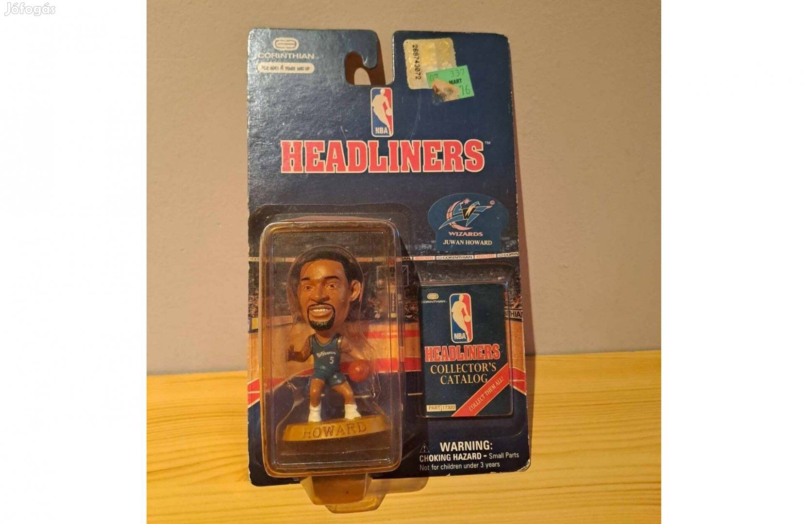 Retro Amerikai NBA Kosaras Juan Howard játék figura