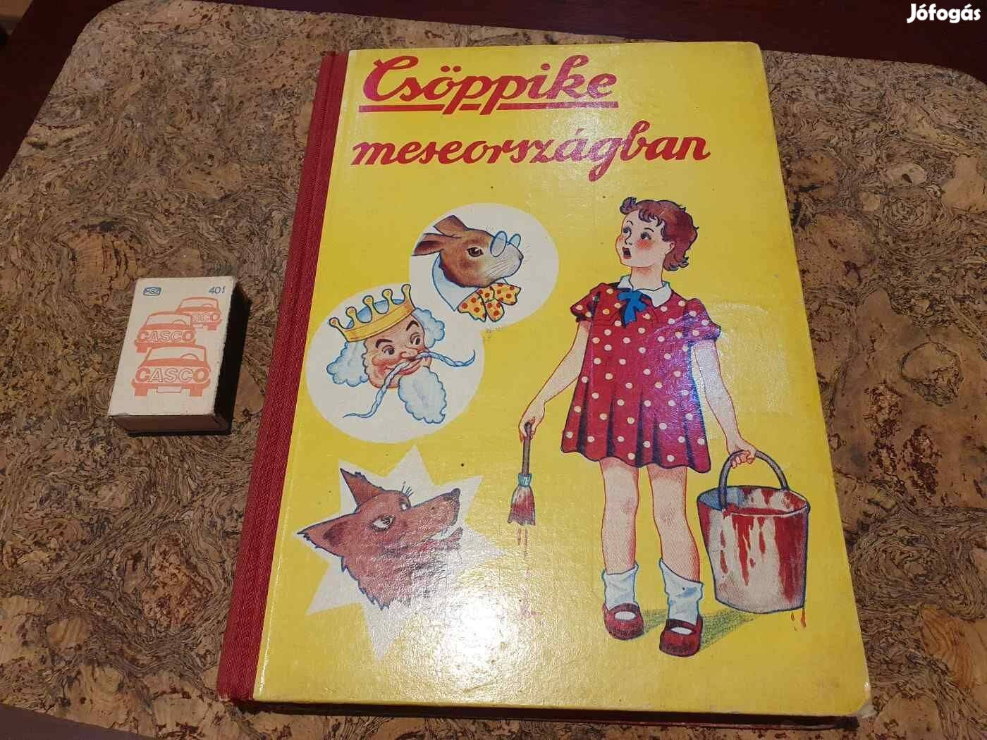 Retro Antik szép mesekönyv Clara Nast Csöppike Meseországban 1941