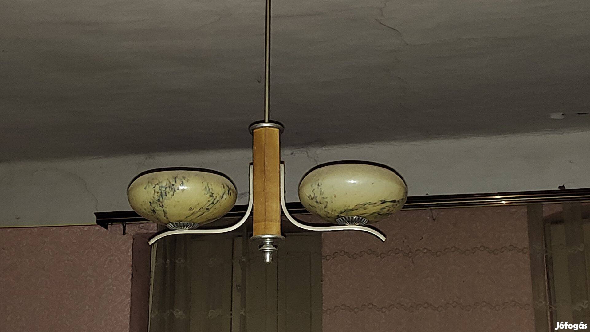 Retro Art Deco csillár a 30-as évekből szép hibátlan