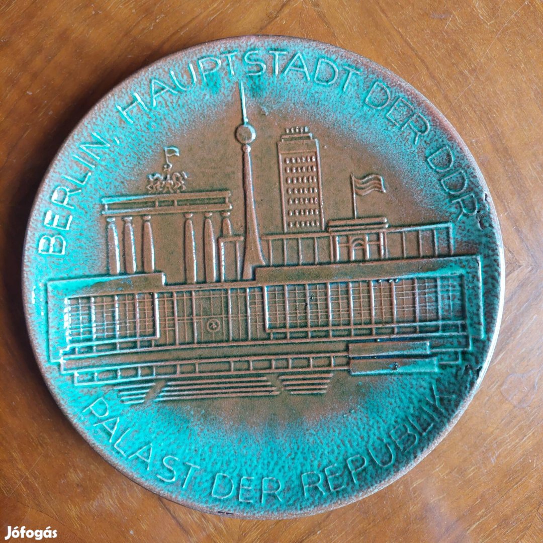 Retro BERLIN DDR kerámia fali dísztányér