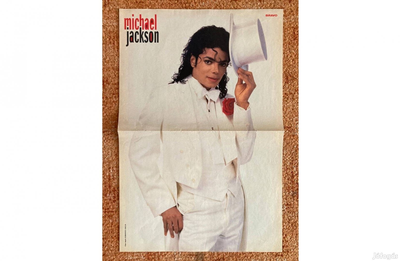 Retró Bravo poszter! Michael Jackson / Hook. A3-as - dupla méretű