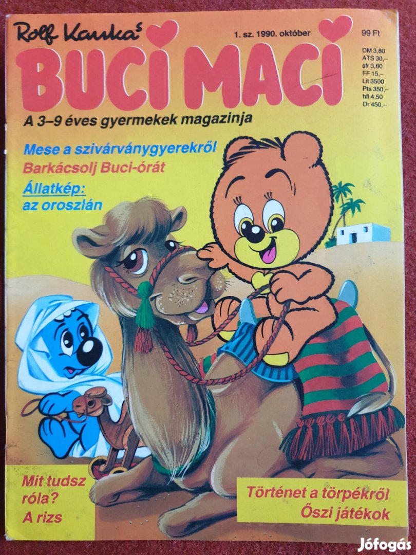 Retró Buci MACI magazin 3- 9 éves  gyerekeknek