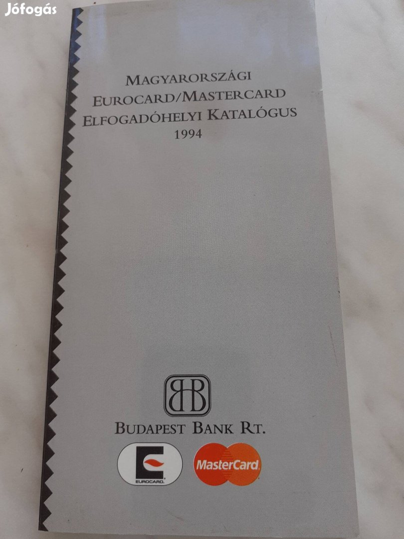 Retro Budapest Bank 1994-es Bankkártya elfogadó helyek