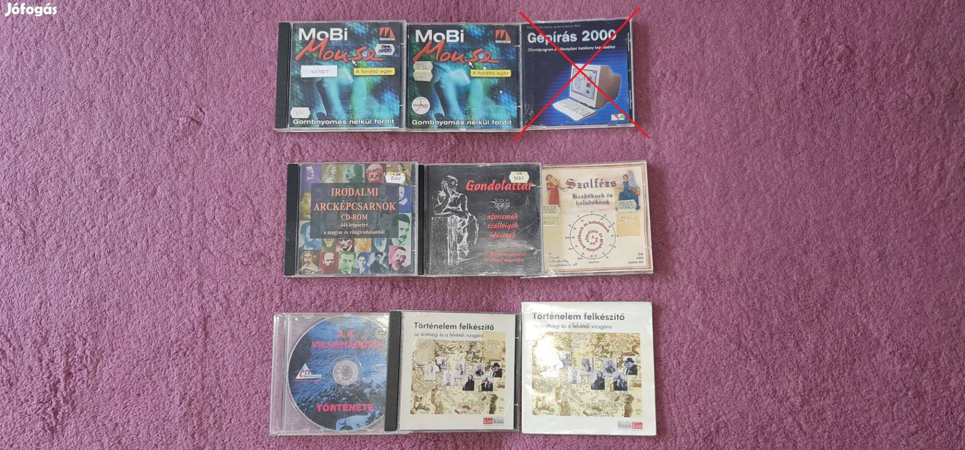 Retro CD-ROM PC lemezek eladók (7 db egyben)