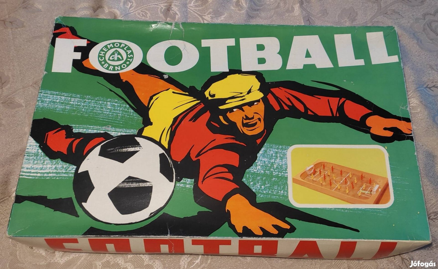 Retro Chemoplast focis játék. Eredeti dobozában
