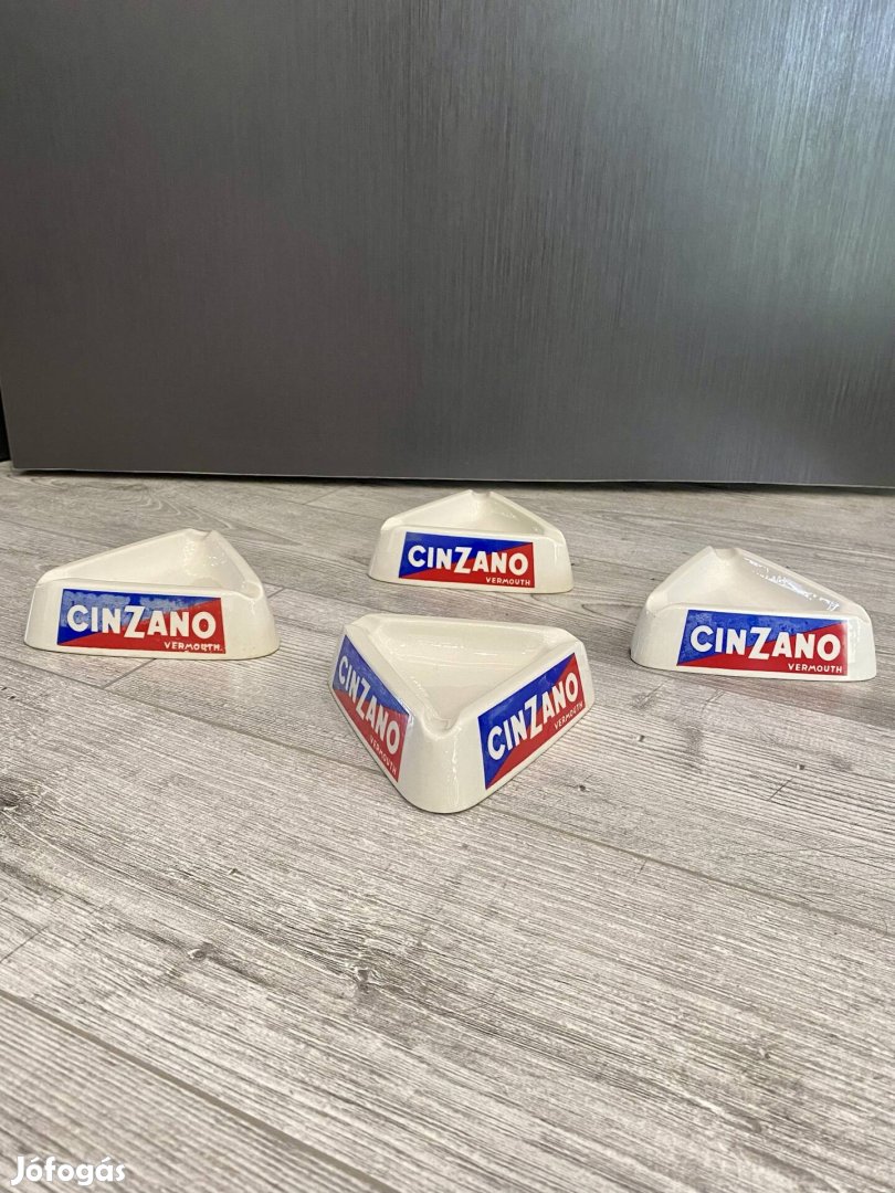 Retro Cinzano 4 db.  hamutartó 70 évekből 