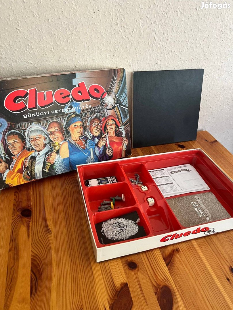 Retro Cluedo bűnűgyi detektív játék