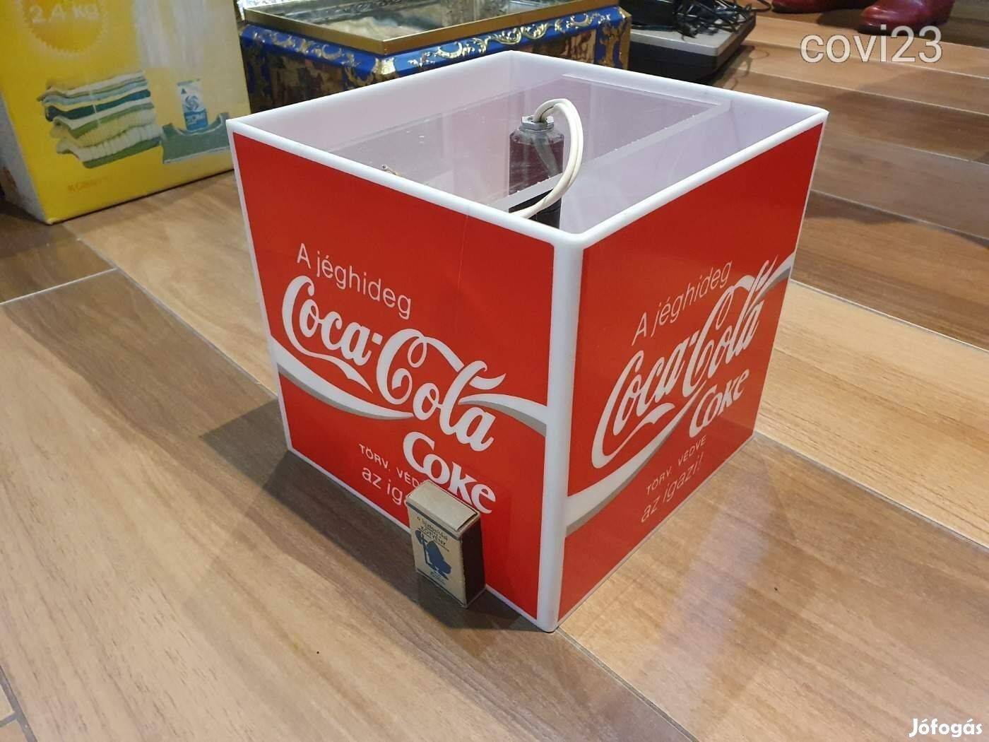 Retro Coca-Cola coke lámpák újszerűek szocreál kádár filmkellék dekor