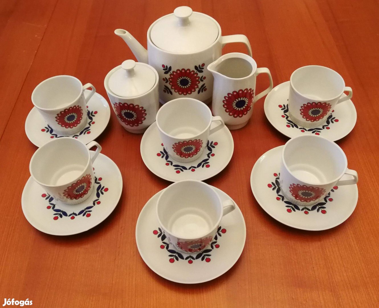 Retro Colditz porcelán kávéskészlet!