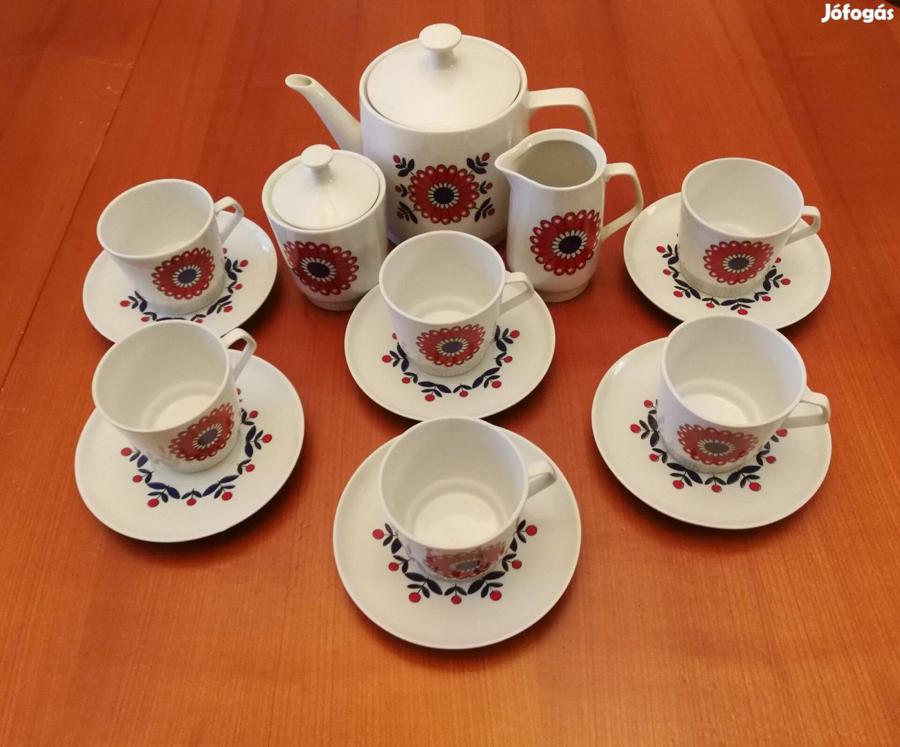 Retro Colditz porcelán kávéskészlet!