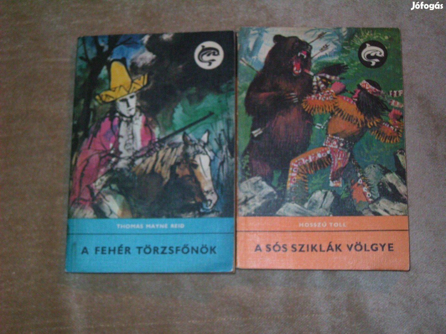 Retró Delfin kötet 1976. A sós sziklák völgye, A fehér törzsfőnök