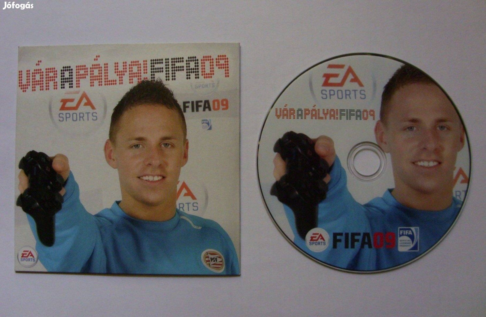 Retró Fifa09 videojáték bemutató DVD, riportokkal