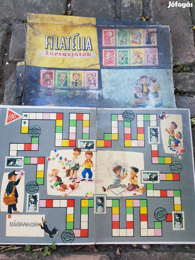 Retró Filatélia társasjáték 