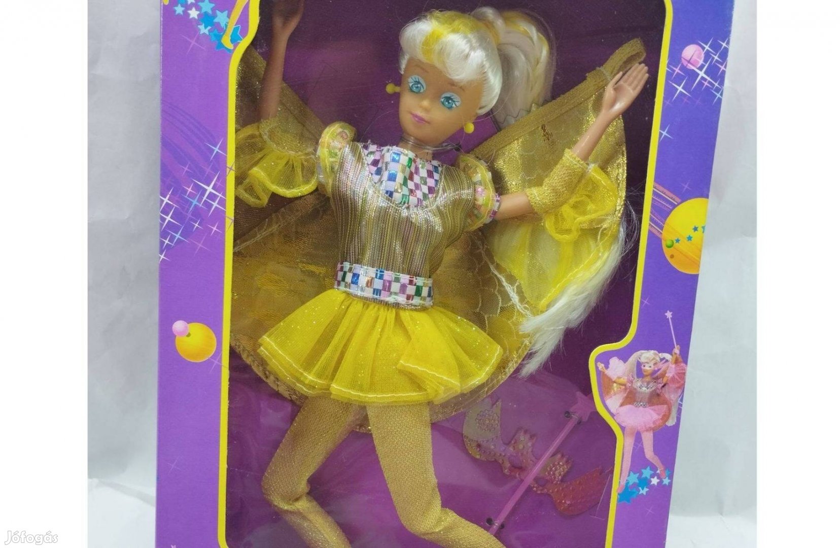 Retró Galaxy Girl baba (Barbie méret) új, bontatlan csomagolásban