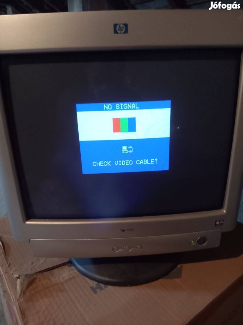 Retro HP 7500 monitor működő ingyen elvihető