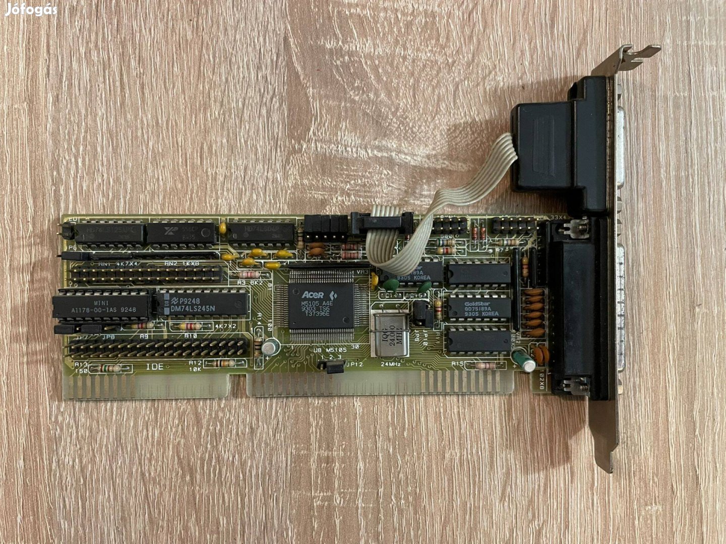Retro ISA multifunkciós kártya ( soros, párhuzamos, floppy és hdd vezé