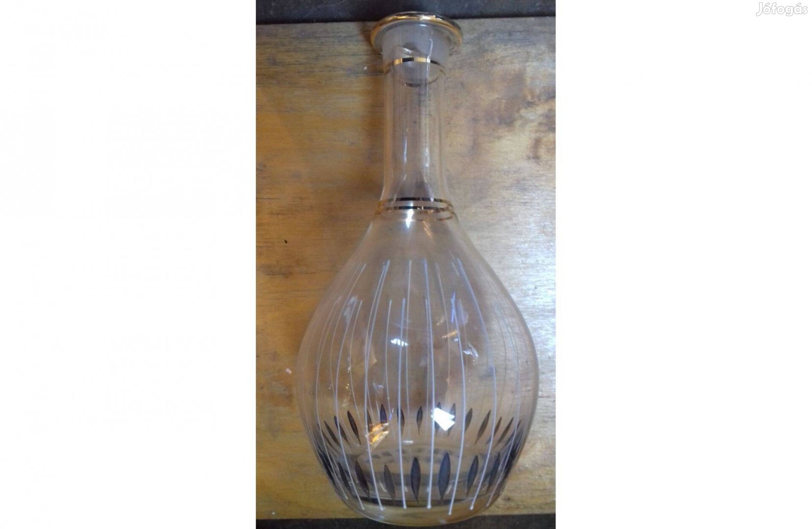 Retro Italos kiöntő üveg 20 cm magas eladó