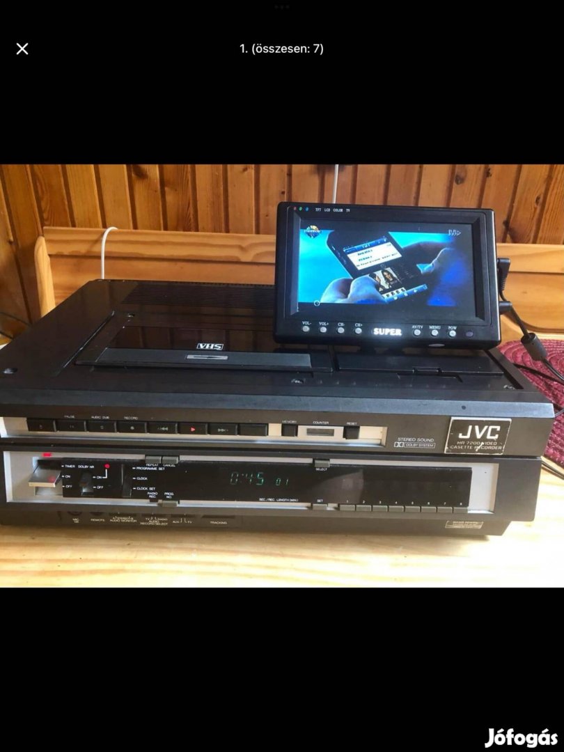 Retro JVC VHS videó 