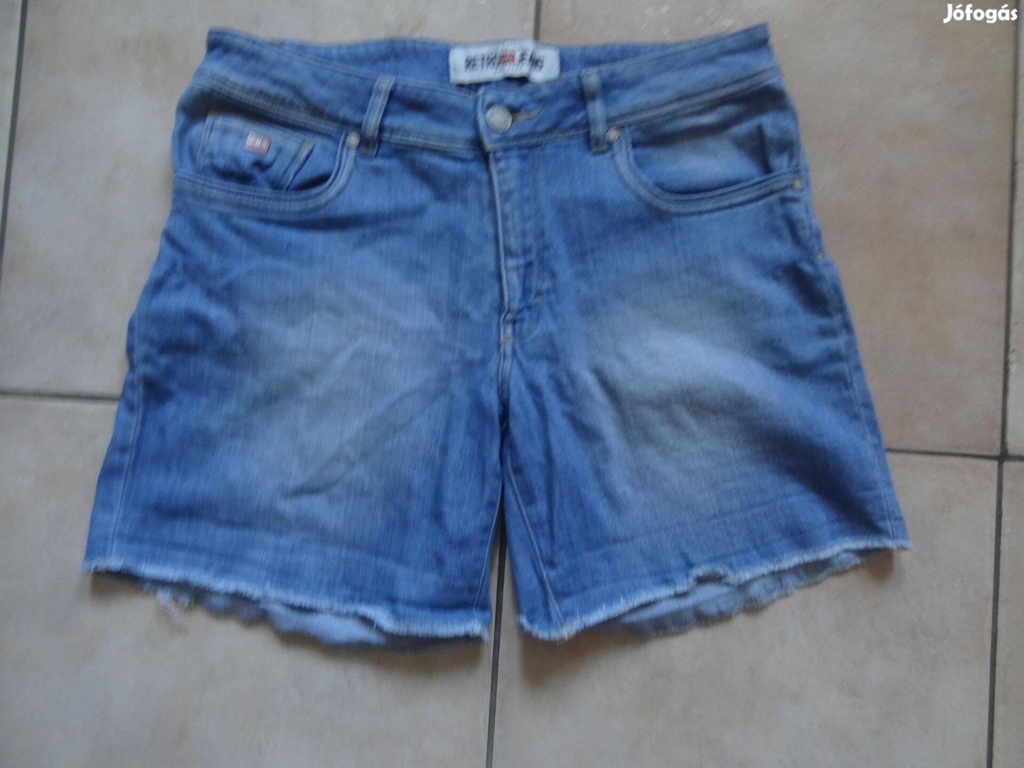 Retro Jeans elasztikus short nadrág 29