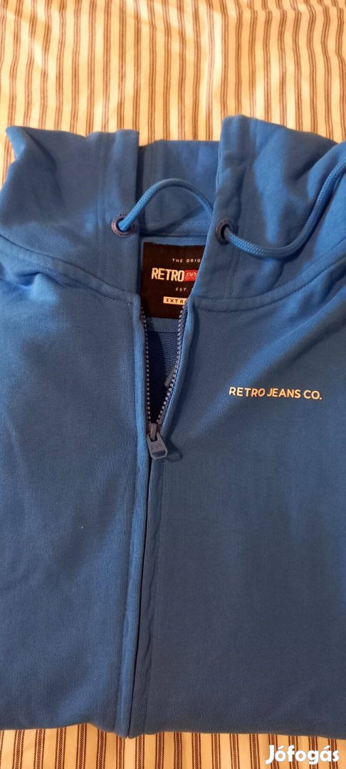 Retro Jeans férfi kapucnis pulóver - Új